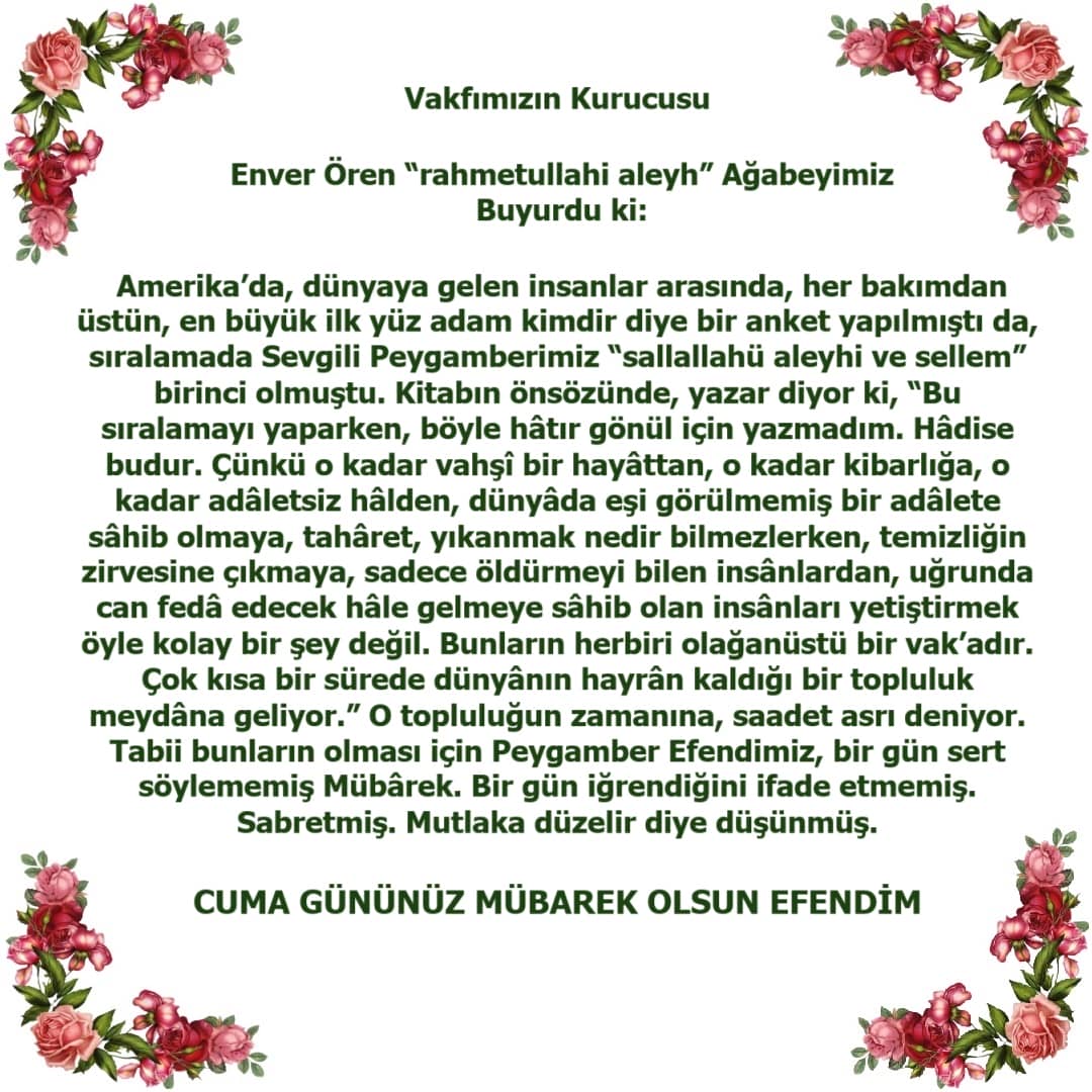 Cuma Tebriği (3)